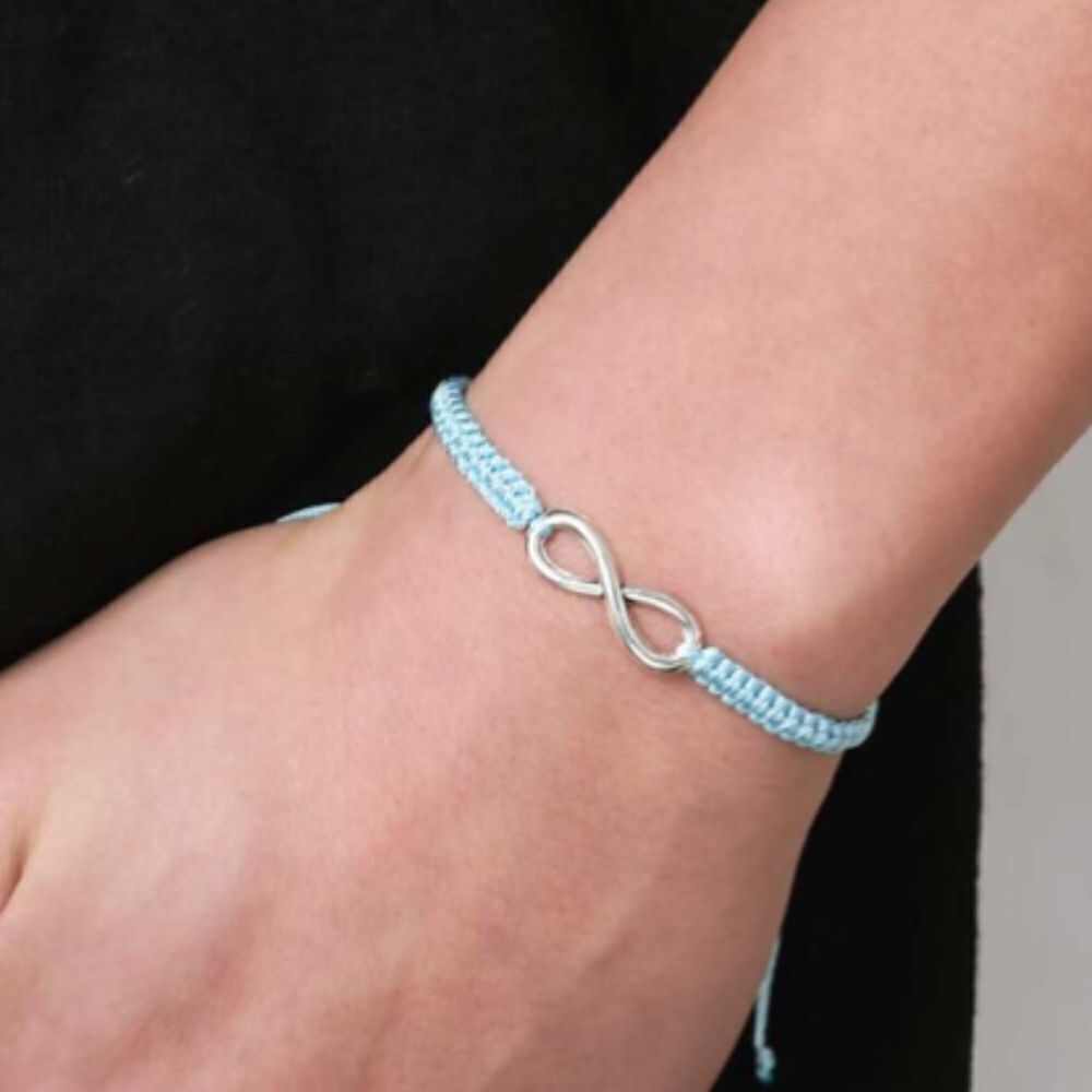 Blue Infinity ♾ Bracelet - Picture 2 of 2